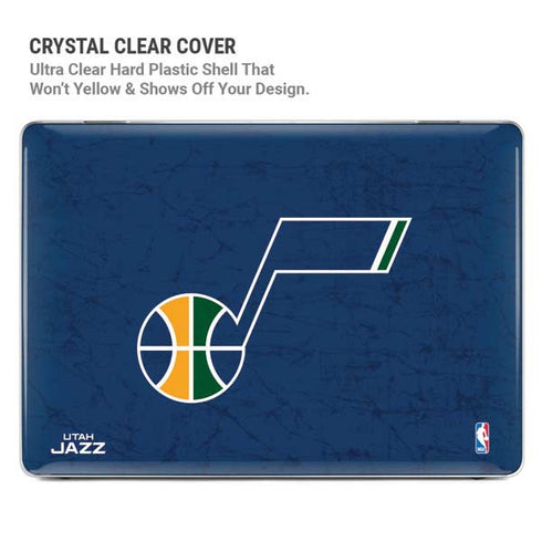 NBA Utah Jazz Yellow Texture MacBook Cases