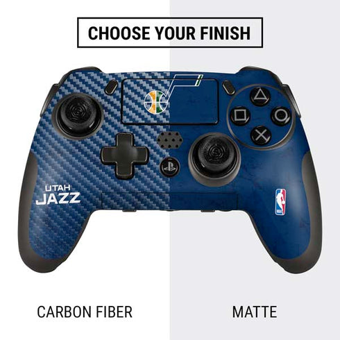 NBA Utah Jazz Yellow Texture PlayStation Scuf Vantage 2 Controller Skin