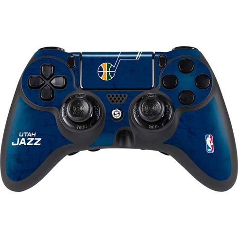 NBA Utah Jazz Yellow Texture PlayStation PS4 Skins
