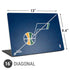 NBA Utah Jazz Yellow Texture Universal Laptop 16in (13 x 9.4in) Skin