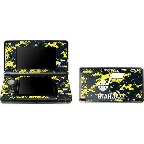 NBA Utah Jazz Grey Digi Camo Nintendo Skins