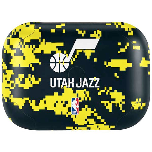 NBA Utah Jazz Grey Digi Camo Amazon Echo Buds Skin