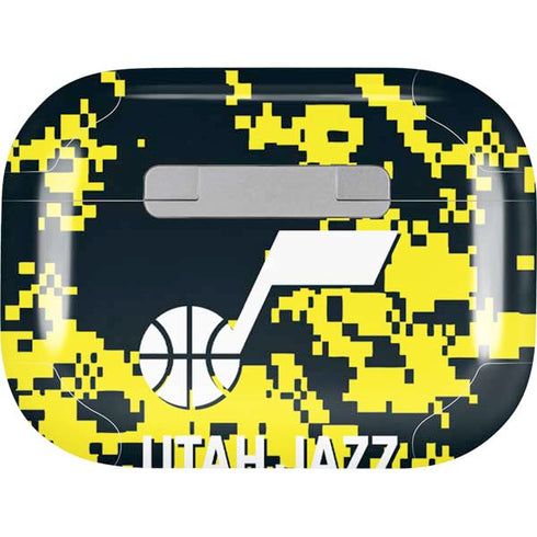 NBA Utah Jazz Grey Digi Camo Apple AirPods Pro Skin