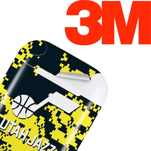 NBA Utah Jazz Grey Digi Camo Apple AirPods Skin