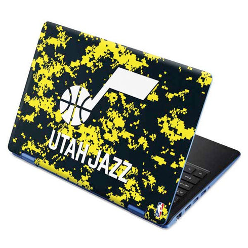 NBA Utah Jazz Grey Digi Camo Aspire R11 11.6in Skin