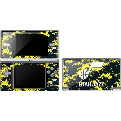 NBA Utah Jazz Grey Digi Camo Nintendo Skins