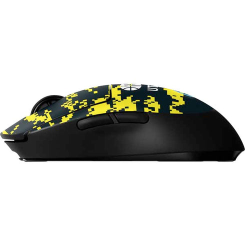 NBA Utah Jazz Grey Digi Camo G Pro Wireless Gaming Mouse Skin