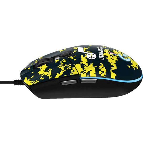 NBA Utah Jazz Grey Digi Camo G203 Prodigy RGB Wired Gaming Mouse Skin