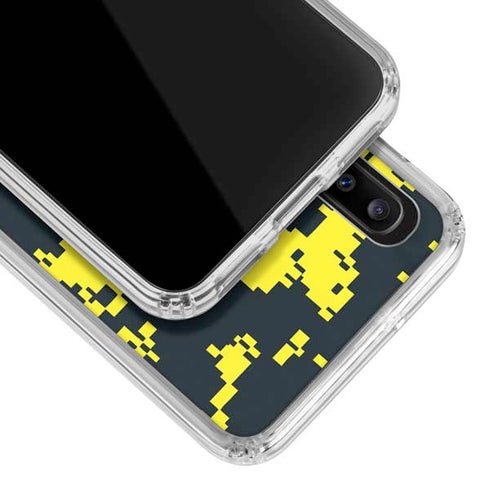 NBA Utah Jazz Grey Digi Camo Galaxy A20 Clear Case