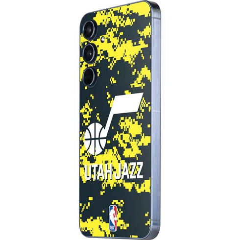 NBA Utah Jazz Grey Digi Camo Galaxy A35 5G Skin