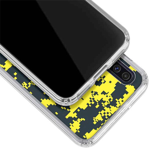 NBA Utah Jazz Grey Digi Camo Galaxy A50 Clear Case