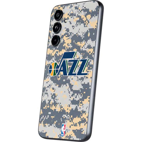 NBA Utah Jazz Grey Digi Camo Galaxy A54 5G Skin