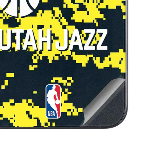 NBA Utah Jazz Grey Digi Camo Galaxy A54 5G Skin