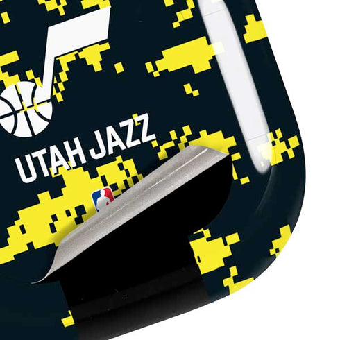 NBA Utah Jazz Grey Digi Camo Galaxy Buds Live Skin