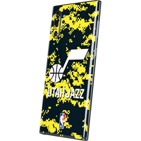 NBA Utah Jazz Grey Digi Camo Galaxy Note 10 Plus Skin