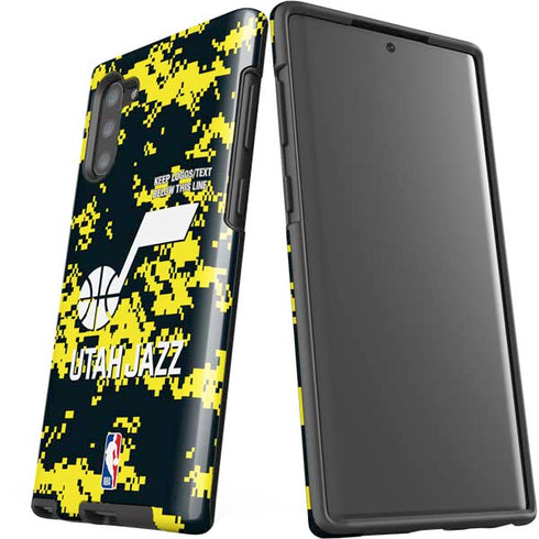 NBA Utah Jazz Grey Digi Camo Galaxy Note 10 Pro Case