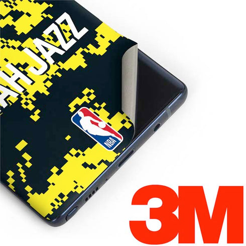 NBA Utah Jazz Grey Digi Camo Galaxy Note 9 Skin