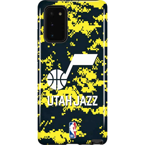 NBA Utah Jazz Grey Digi Camo Galaxy Note20 5G Pro Case