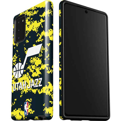 NBA Utah Jazz Grey Digi Camo Galaxy Note20 5G Pro Case