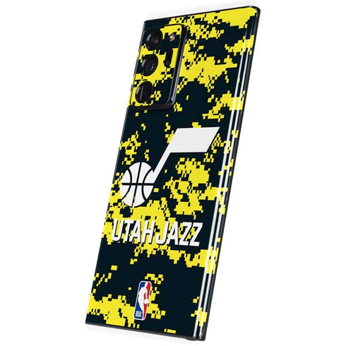 NBA Utah Jazz Grey Digi Camo Galaxy Note20 Ultra 5G Skin