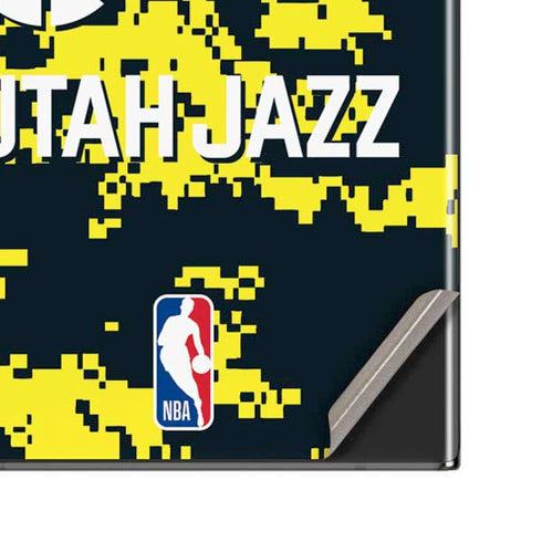 NBA Utah Jazz Grey Digi Camo Galaxy Note20 Ultra 5G Skin