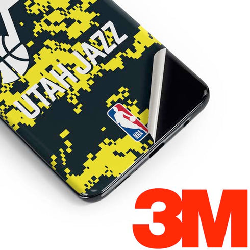NBA Utah Jazz Grey Digi Camo Galaxy S10 Plus Skin
