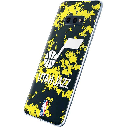 NBA Utah Jazz Grey Digi Camo Galaxy S10e Skin