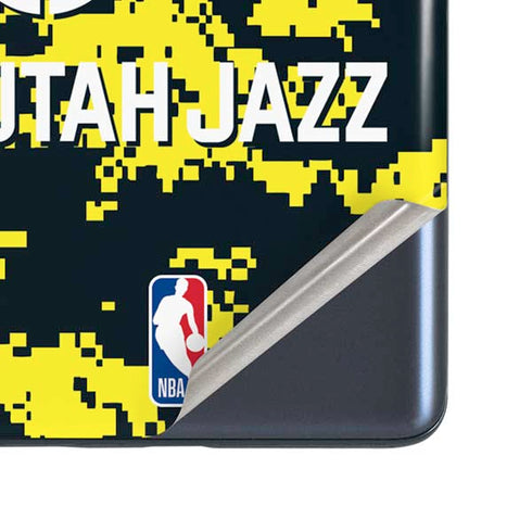 NBA Utah Jazz Grey Digi Camo Galaxy S20 Fan Edition Skin