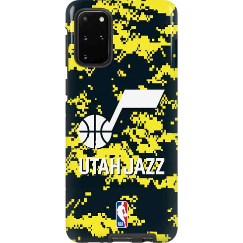 NBA Utah Jazz Grey Digi Camo Galaxy S20 Plus Pro Case