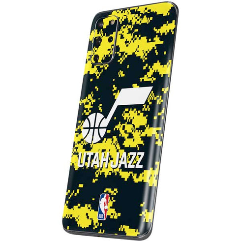 NBA Utah Jazz Grey Digi Camo Galaxy S20 Plus Skin