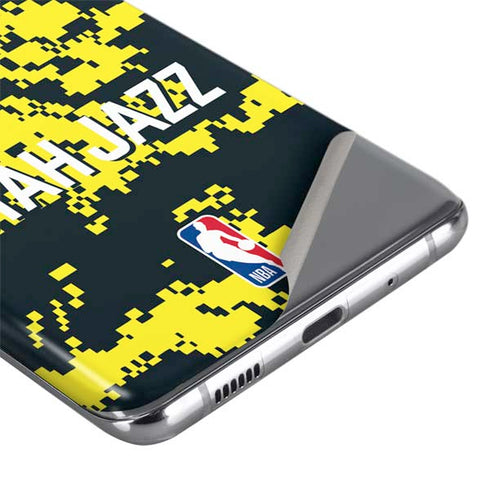 NBA Utah Jazz Grey Digi Camo Galaxy S20 Skin