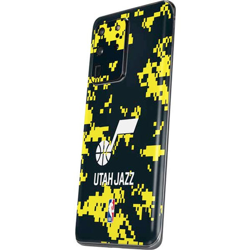 NBA Utah Jazz Grey Digi Camo Galaxy S20 Ultra 5G Skin