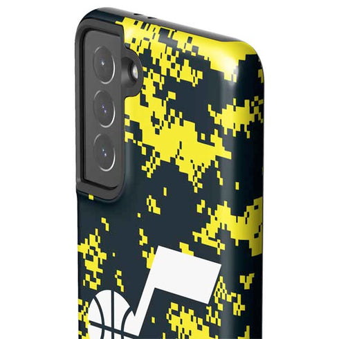 NBA Utah Jazz Grey Digi Camo Galaxy S21 5G Pro Case