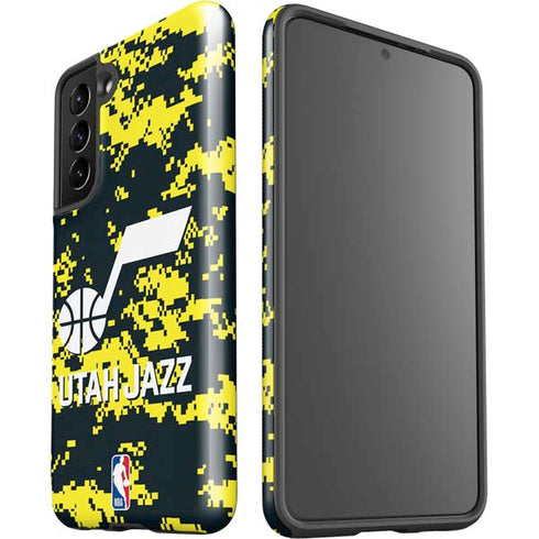 NBA Utah Jazz Grey Digi Camo Galaxy S21 5G Pro Case