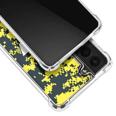 NBA Utah Jazz Grey Digi Camo Galaxy S21 FE Clear Case