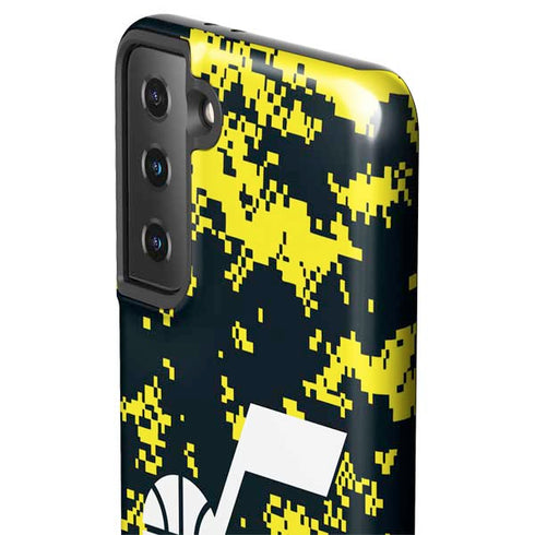 NBA Utah Jazz Grey Digi Camo Galaxy S21 FE Pro Case