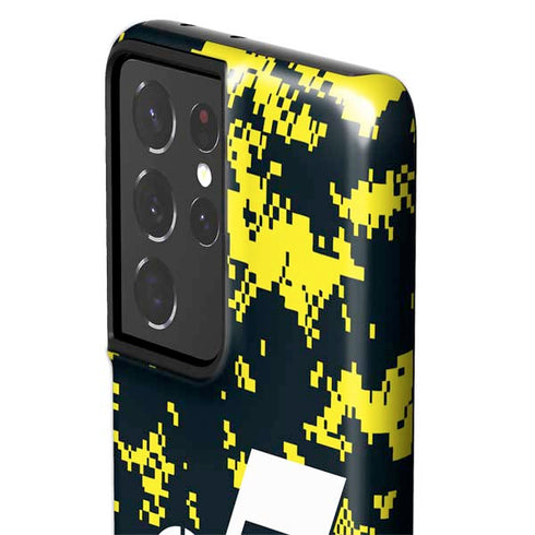 NBA Utah Jazz Grey Digi Camo Galaxy S21 Ultra 5G Pro Case