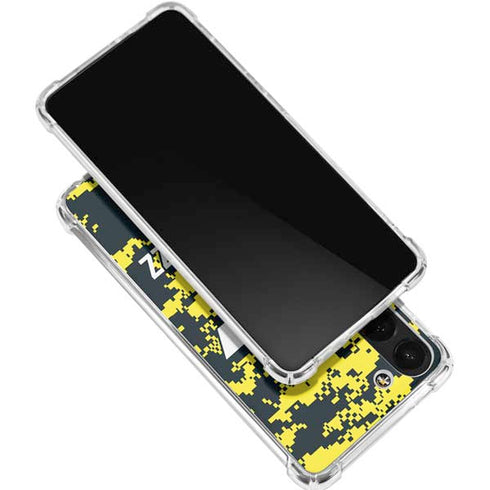 NBA Utah Jazz Grey Digi Camo Galaxy S23 FE Clear Case