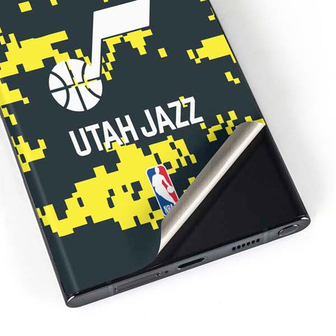 NBA Utah Jazz Grey Digi Camo Galaxy Skins