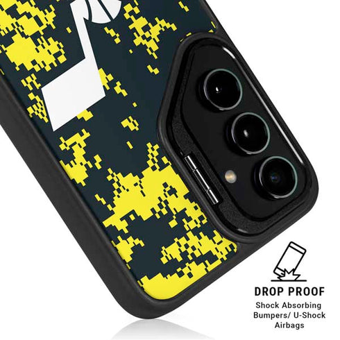 NBA Utah Jazz Grey Digi Camo Galaxy S24 FE Kickstand Case
