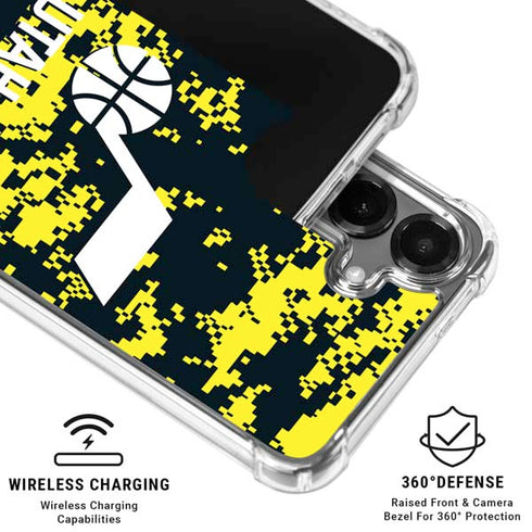 NBA Utah Jazz Grey Digi Camo Galaxy S26 Plus Clear Case