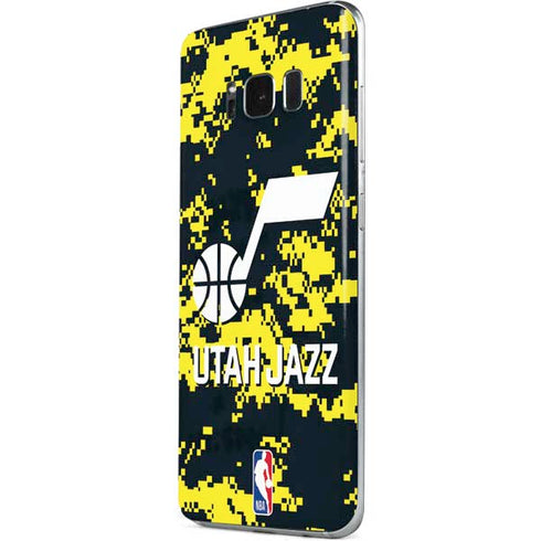 NBA Utah Jazz Grey Digi Camo Galaxy S8 Plus Skin