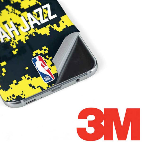 NBA Utah Jazz Grey Digi Camo Galaxy S8 Plus Skin