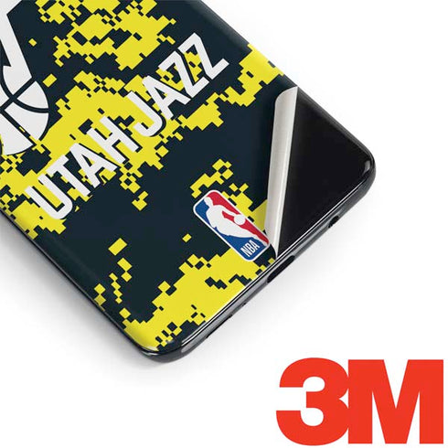 NBA Utah Jazz Grey Digi Camo Galaxy S9 Skin