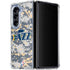 NBA Utah Jazz Grey Digi Camo Galaxy Z Fold5 5G Clear Case