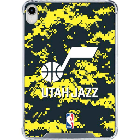NBA Utah Jazz Grey Digi Camo iPad 11th Gen (2025) Clear Case