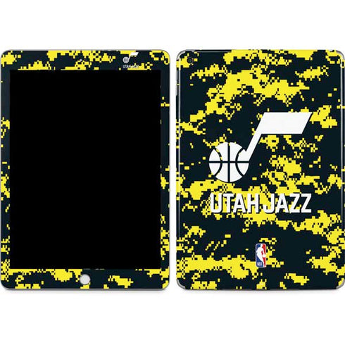 NBA Utah Jazz Grey Digi Camo Apple iPad Skin