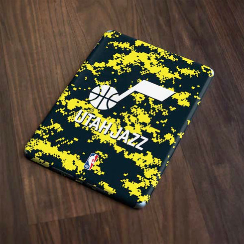 NBA Utah Jazz Grey Digi Camo Apple iPad Skin