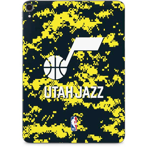 NBA Utah Jazz Grey Digi Camo Apple iPad Pro Skin