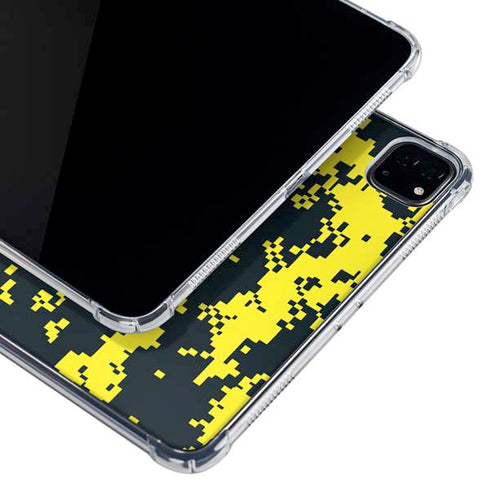 NBA Utah Jazz Grey Digi Camo iPad Pro 12.9in (2020) Clear Case